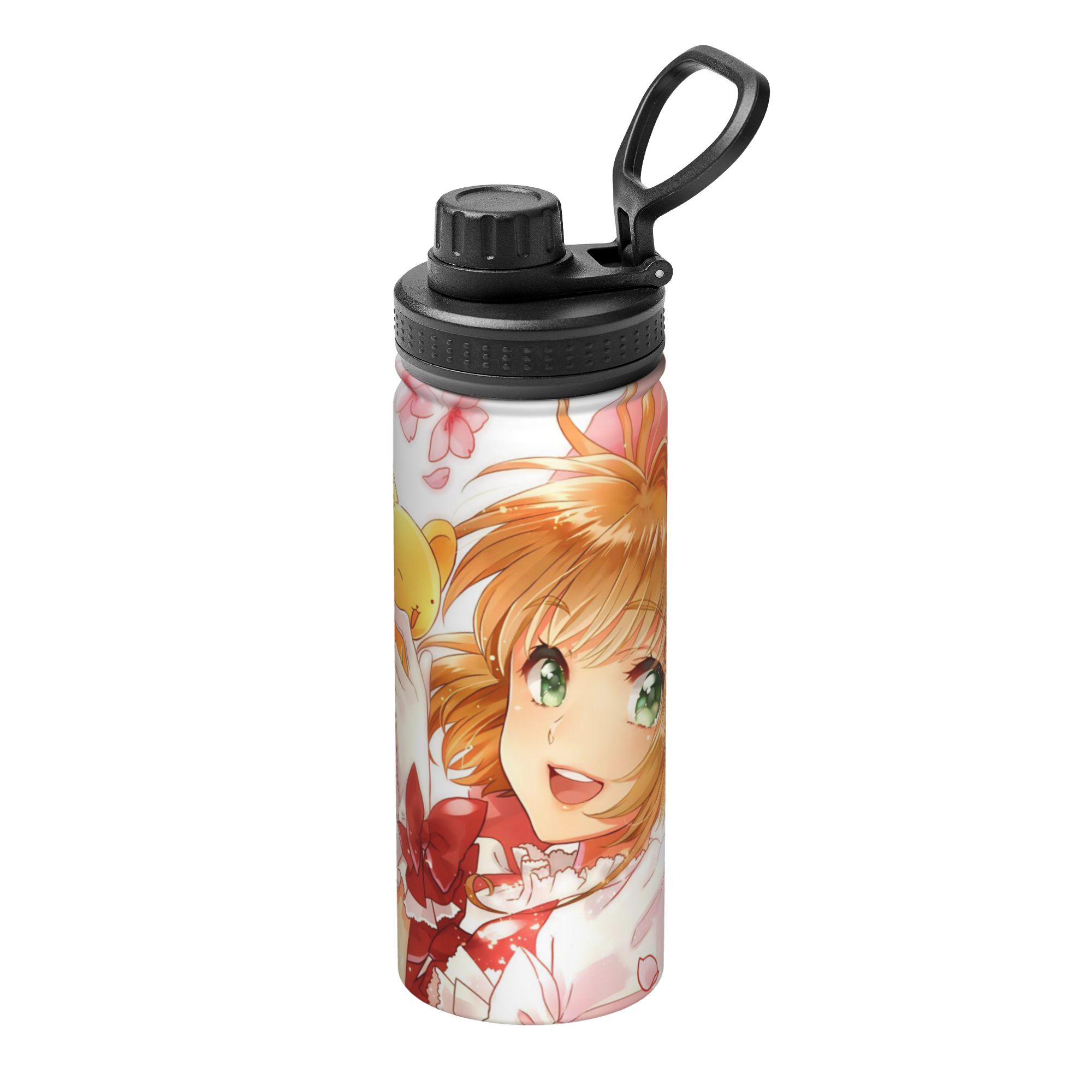 Sports Water Bottle Insulated - Cardcaptor Sakura Anime 18OZ Sports Insulated