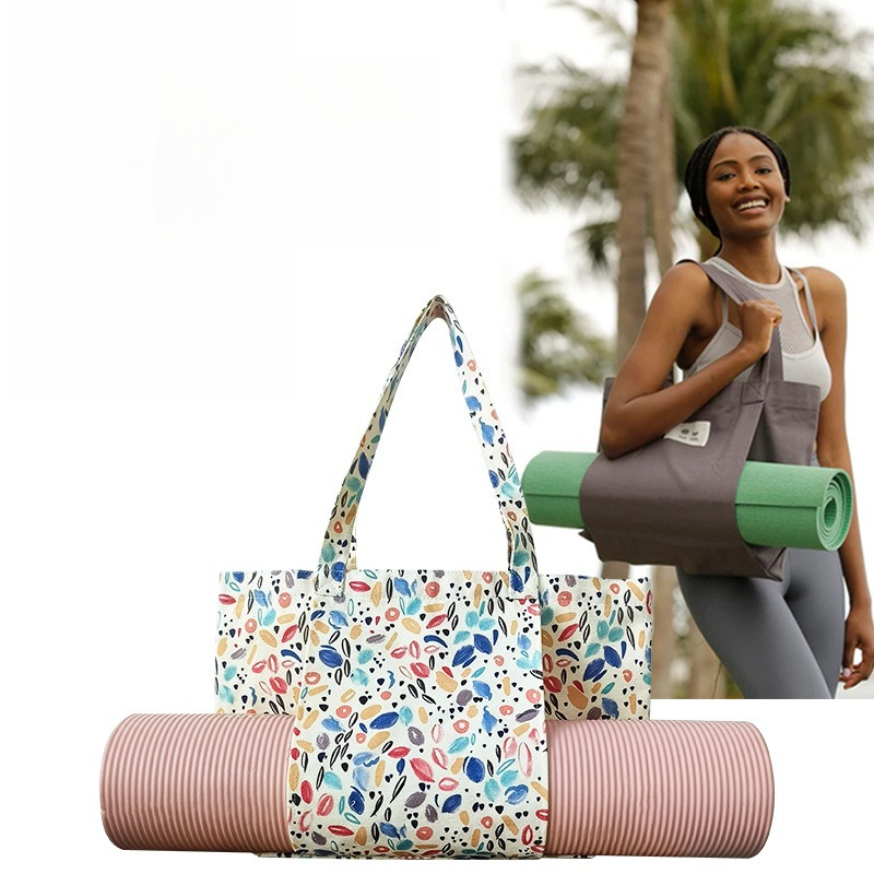 Floral Print Canvas Yoga Mat T - Yoga Mat review and price