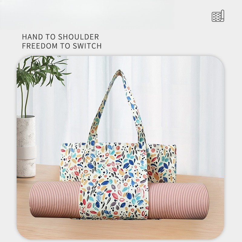 Floral Print Canvas Yoga Mat T - Yoga Mat review and price