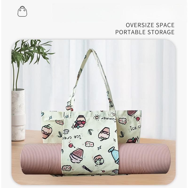 Floral Print Canvas Yoga Mat T - Yoga Mat review and price