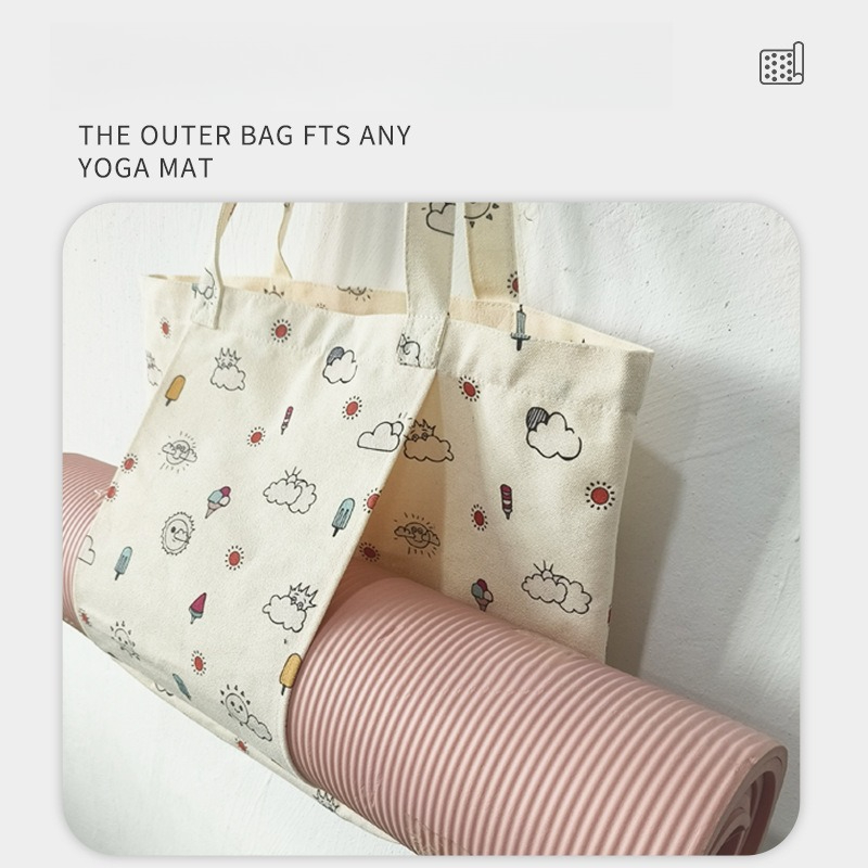 Floral Print Canvas Yoga Mat T - Yoga Mat review and price
