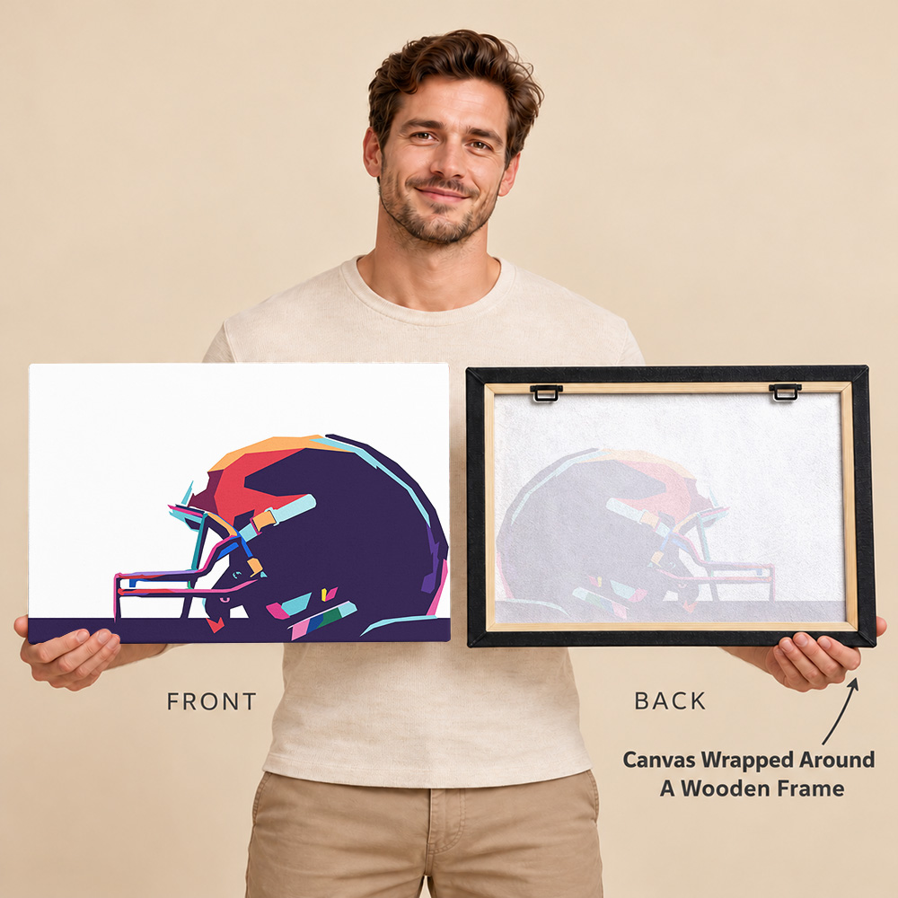 American Football Helmet Galle - Sports Equipment Poster review and price