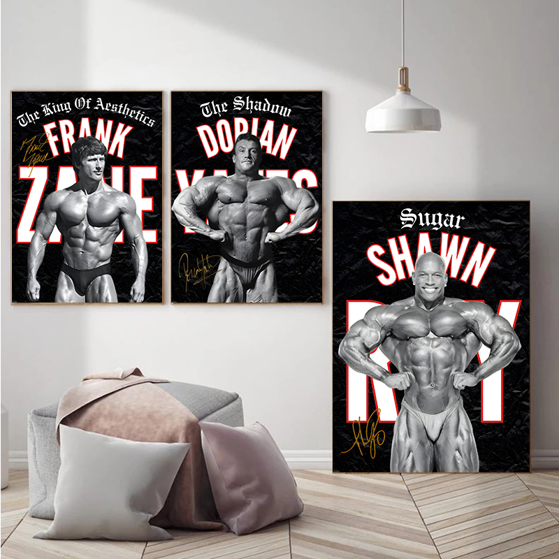 Famous Bodybuilding Fitness At - Sports Equipment Poster review and price