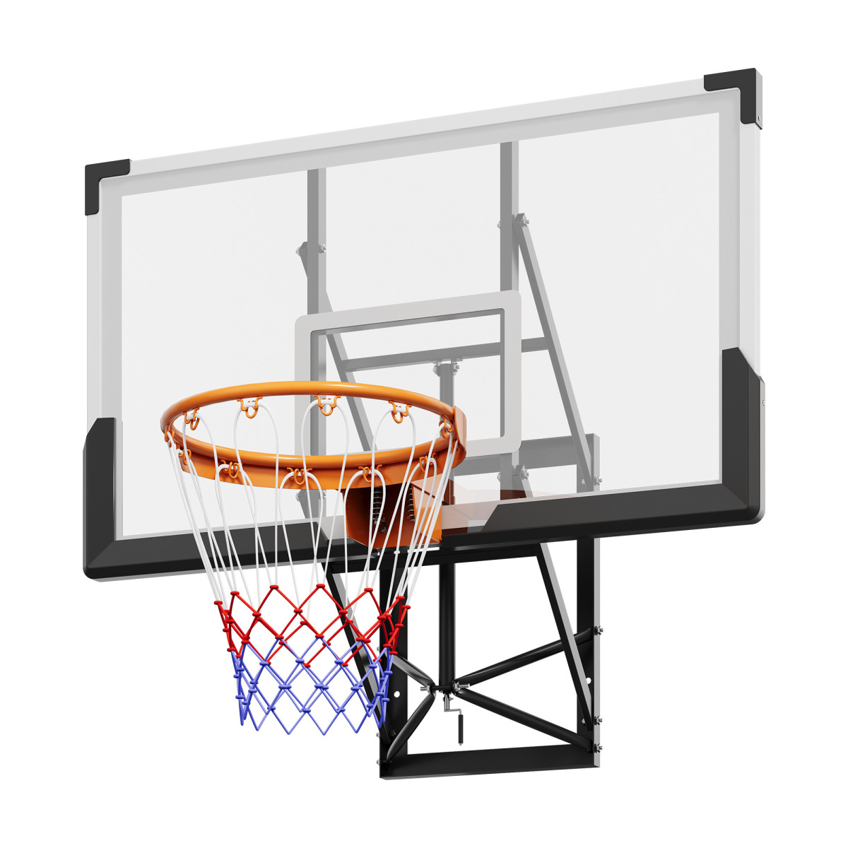 Adjustable Wall-Mounted Basket - Basketball Hoop review and price