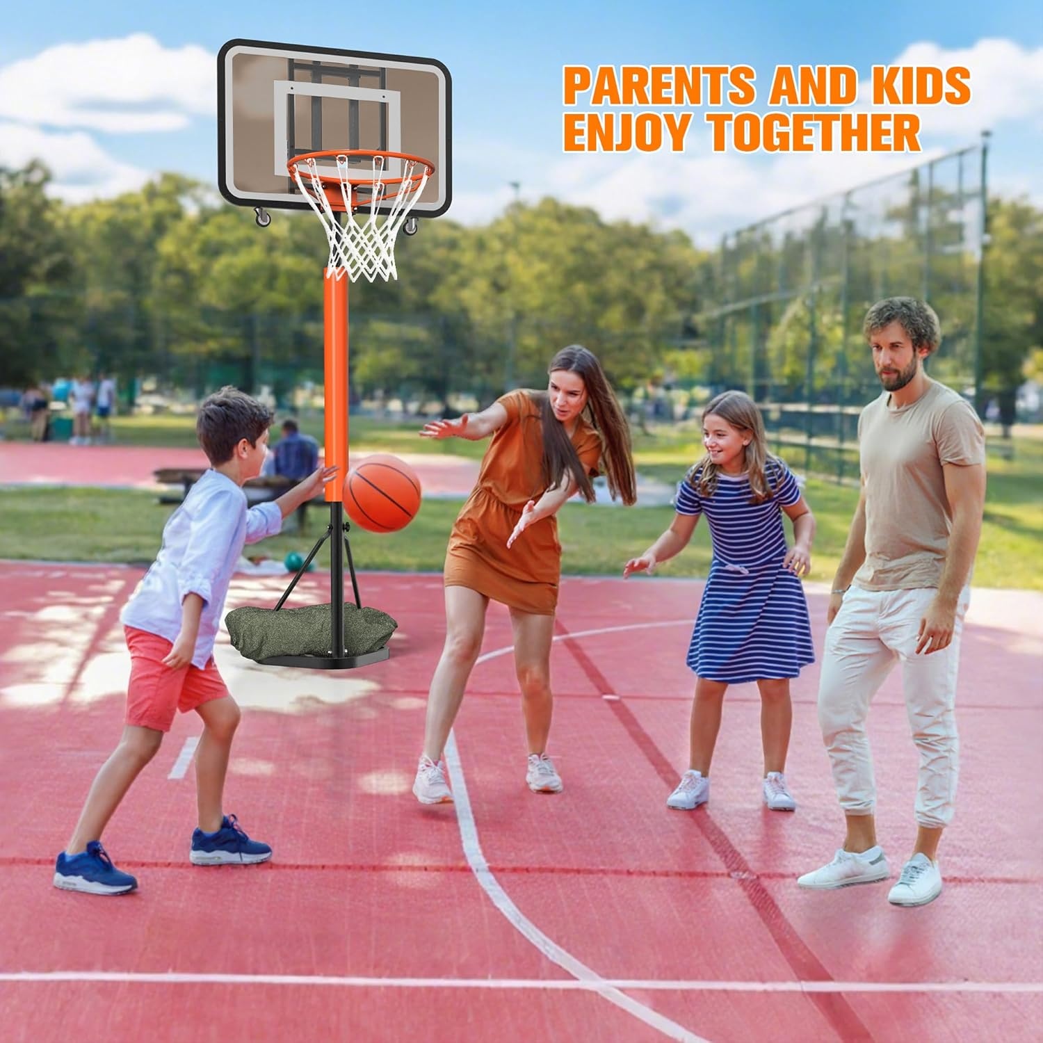Adjustable Portable Basketball - Basketball Hoop review and price